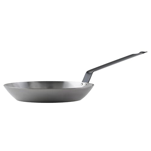 Winco 10-3/8" French Style Fry Pan, Polished Carbon Steel (Spain)