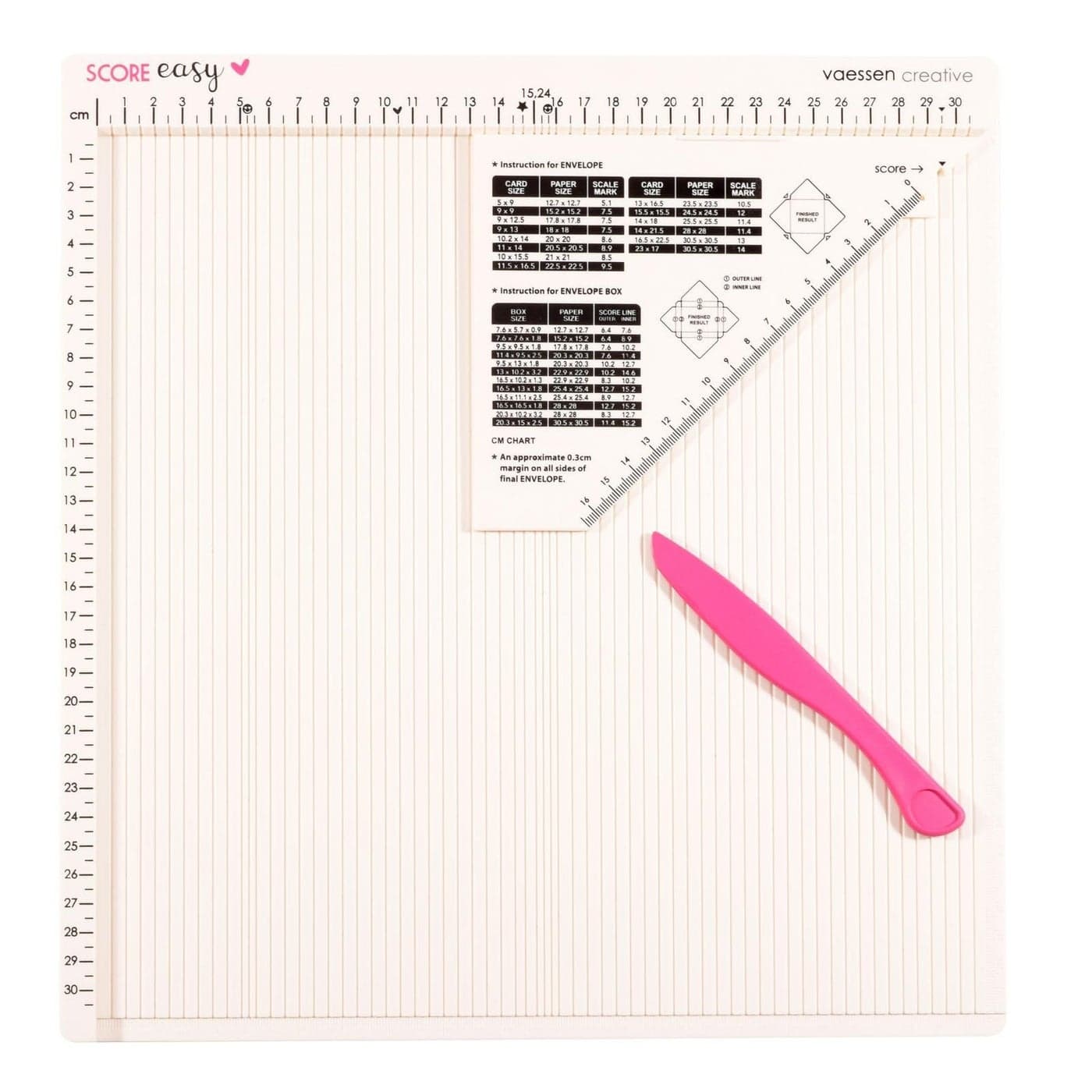 Vaessen Creative EasyMetricScoring Board Off White 305 x 305 cm