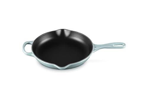 Le Creuset Enameled Cast Iron Signature Iron Handle Skillet 9 138 qt Sea Salt