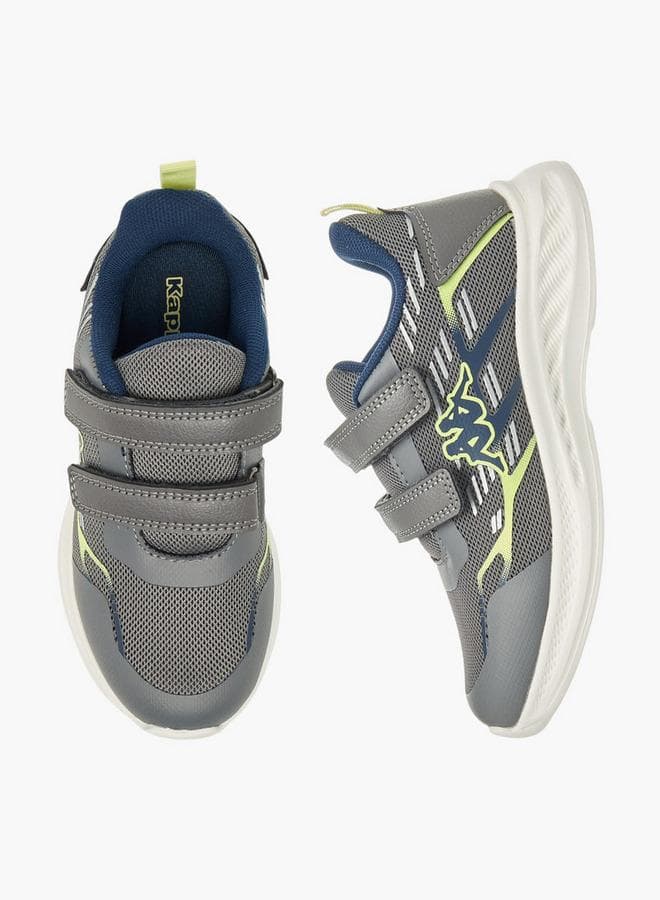 Boys Printed Hook & Loop School Sports Shoes — 30