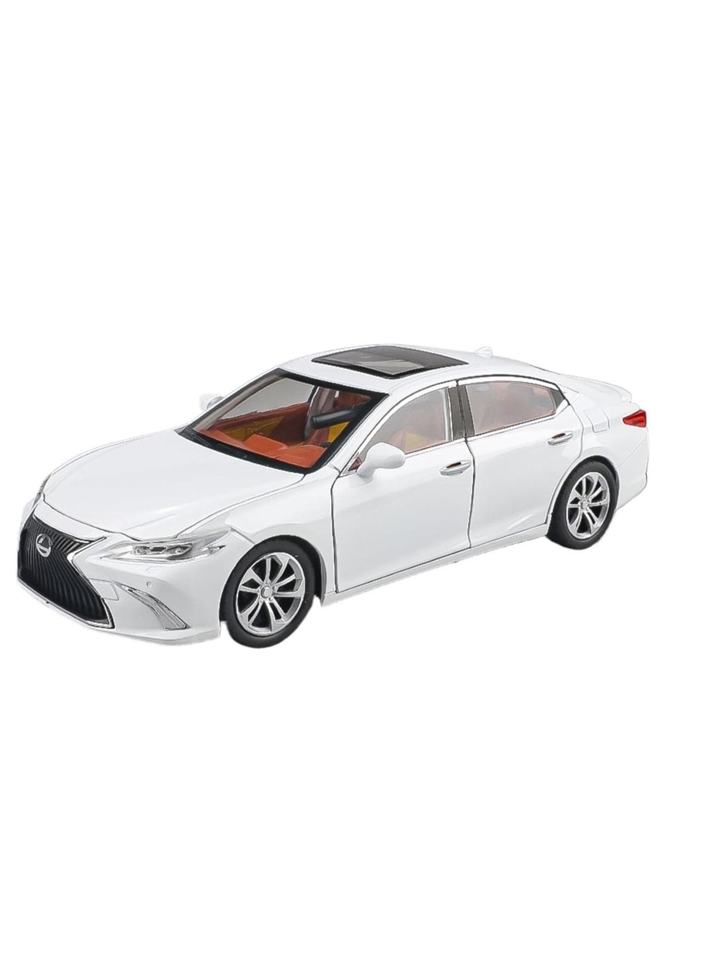 for Lexus Es300 Alloy Car Model Simulation Ornaments Sedan Model(White)