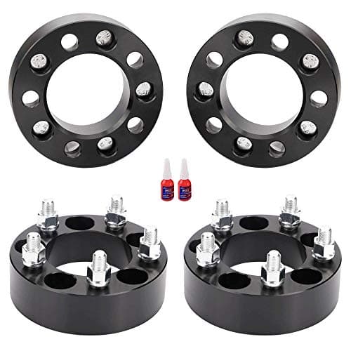 FLYCLE 2 inch 5x4.5 Wheel Spacers for TJ YJ XJ MJ KJ KK ZJ, 5x114.3mm Wheel Spacer for Wrangler Ranger Explorer Mustang Edge 1/2-20 Studs with 82.5mm Center Bore