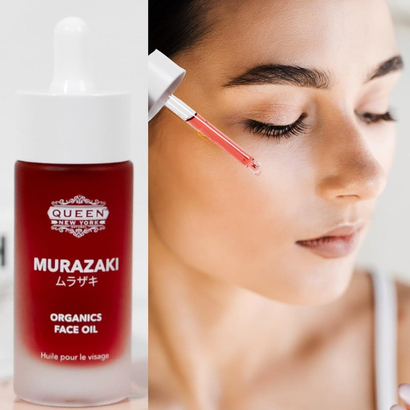 QUEEN MURAZAKI OIL Ultimate RadianceLuxurious Organic Murazki Face Oil for Deep Nourishment Rejuvenation and a Naturally Glowing Complexion