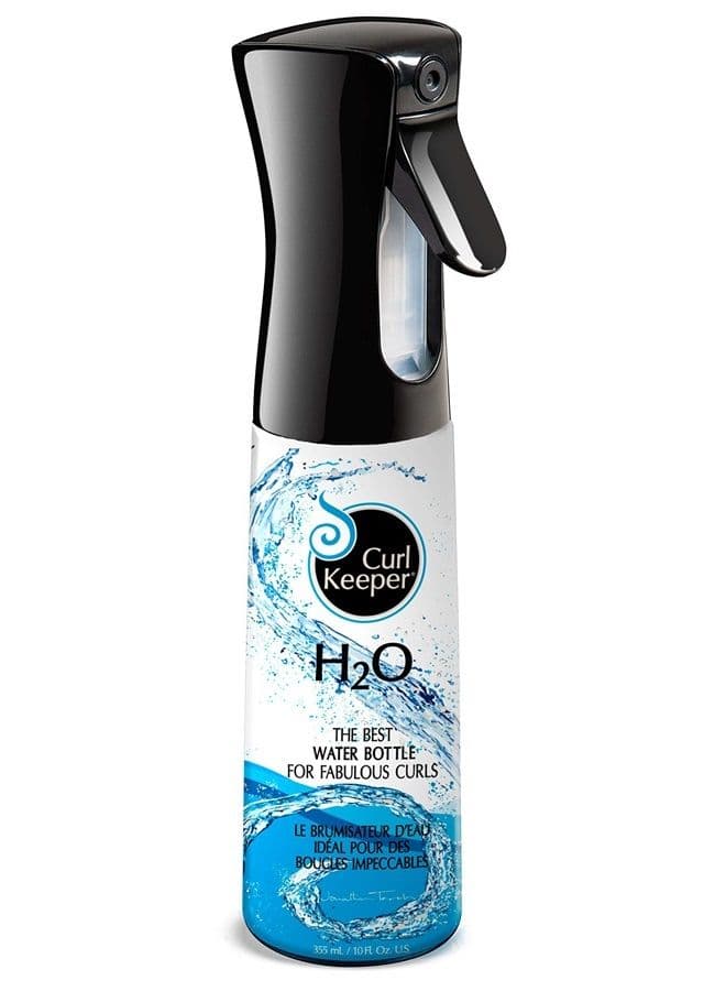 H2O Water Bottle - Hydrate and Shape Your Curls Quickly and Easily 10 oz
