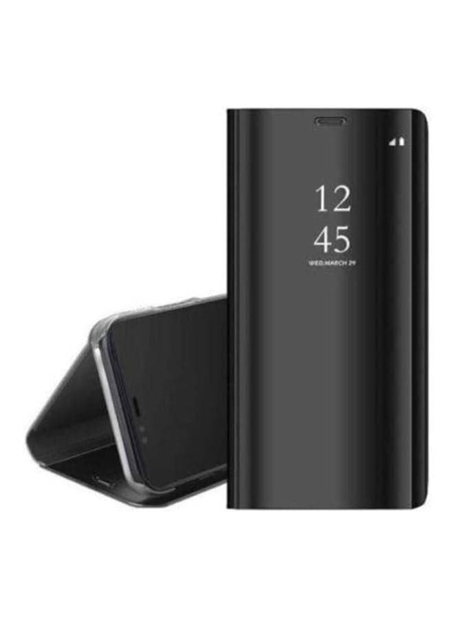 Flip Cover View Full Protaction For Samsung Galaxy A12 Black