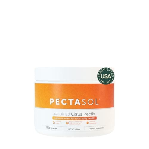 PectaSol Modified Citrus Pectin 150g Powder TotalBody Health Supplement to Support The Heart Immune System Inflammation Response Healthy Aging Maintain Healthy Galectin3 Levels
