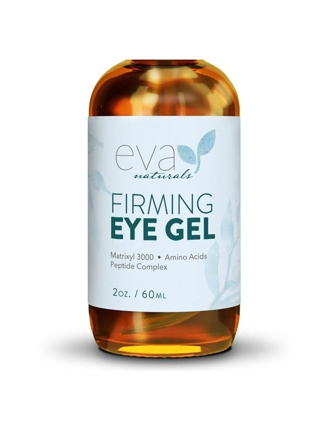 Anti-Aging Eye Gel - Luxurious Hydrating Under Eye Cream For Dark Circles and Puffiness, Bags, Crows Feet, Wrinkles - With Hyaluronic Acid & Skin-Firming Peptides Eye Serum (2 oz.)