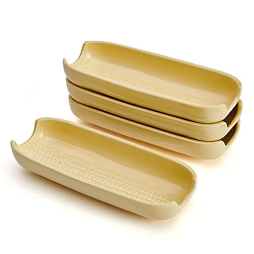 Pfaltzgraff Callie Stoneware Corn Dishes Set Of 4 Yellow