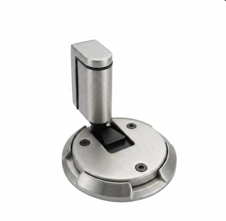 EYE BERRY BASI SALES WITH MISCELLANEOUS DEVICE Magnetic Floor Stopper, Zinc Alloy Corrosion Resistant, Adjustable Height, Strong Suction Door Stopper for Bedroom Door (CONCELED, Shatin Matt)