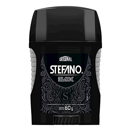 Stefano Stick Deodorant for Men 25oz Desodorante Estefano Barra 60gr Black