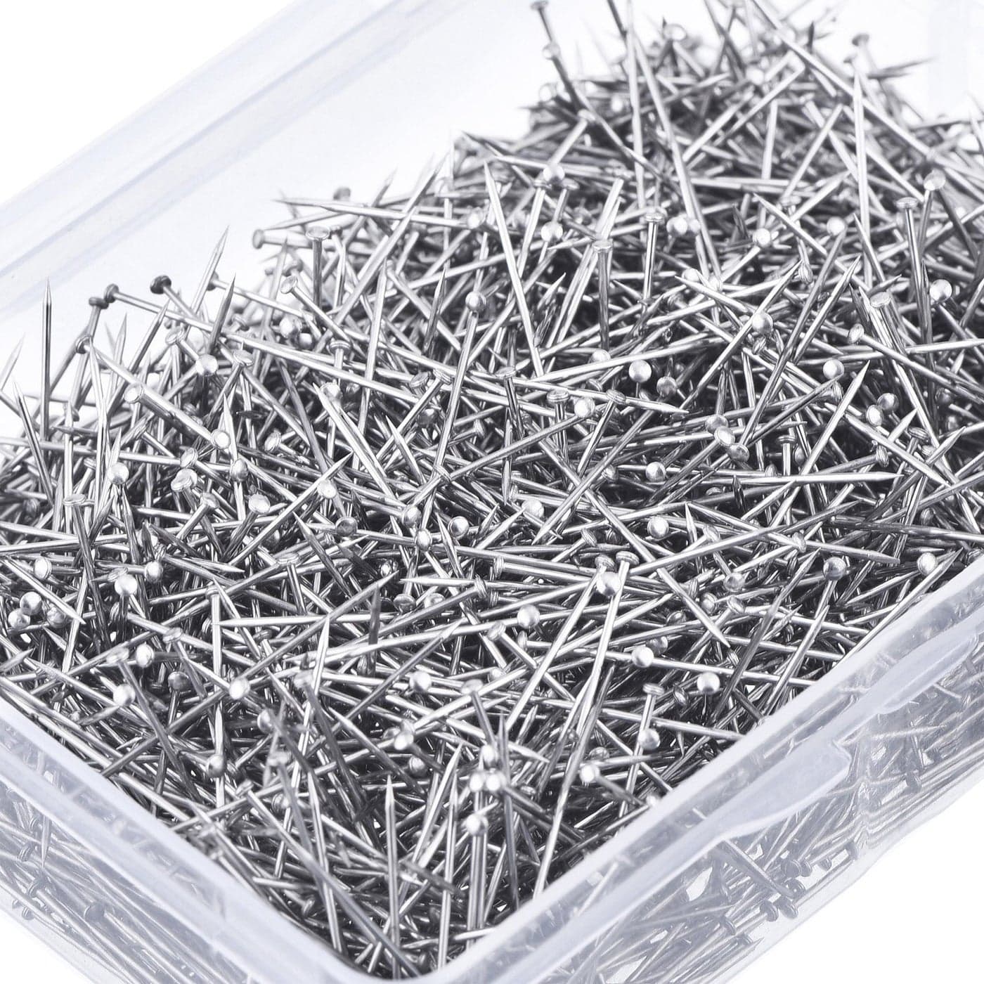 Shappy 1600 Pieces 1 116 Inch Head Pins Bouquet Pins Diamond Head Pins for Craft 1 116 Inch Fine Satin Pin Dressmaker Pins for Jewelry Making Sewing and Craft Stainless Steel