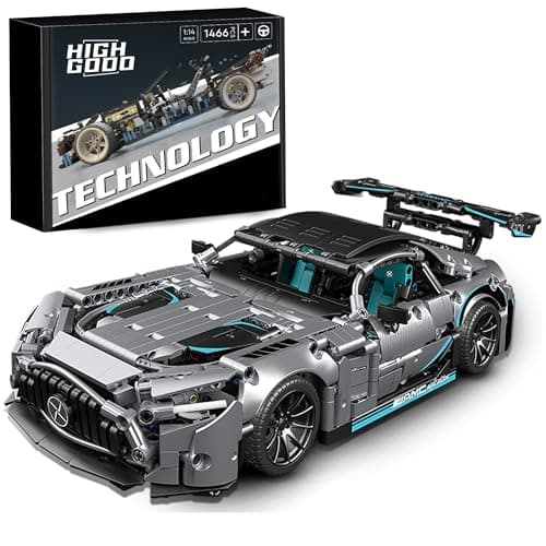 HIGH GODO Super Sports Car Building Sets for Adults 114 MOC Buildable Racing Cars Model Building Blocks Kit Supercar Birthday Gifts for Teens 14 1466pcs