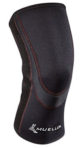 MUELLER Sports Medicine Breathable Closed Patella Knee Sleeve, Knee Pain Relief Support for Men and Women, Ideal for Arthritis, Sprains, Black, Small