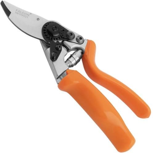Falcon REVOCUT Pruning Shears with Comfortable PVC Grip Handle Heavy Duty Handheld Pruner Gardening Scissor Plant and Branch Cutter Shears Tool for Home Garden (Multicolor)
