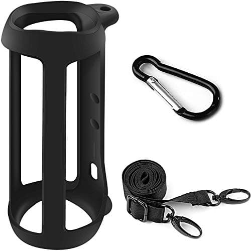 Silicone Case Compatible for FLIP 5 Portable Bluetooth Speaker Gel Soft Skin Cover Rubber Case Travel Carry Pouch with Strap Not for Flip 6 Speaker not Included