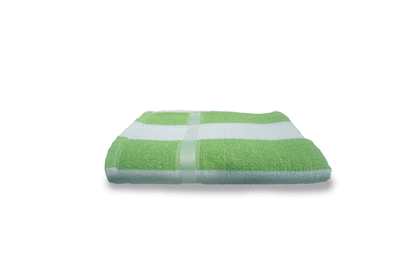 Space Fly Cotton Bath Towel Cabana Bathroom Bath Towels Quike Dry, Treval Friendly, Soft, Towel for Men and Women Regular Use 28x57 Inch Green White Color Pack of 1 Piece