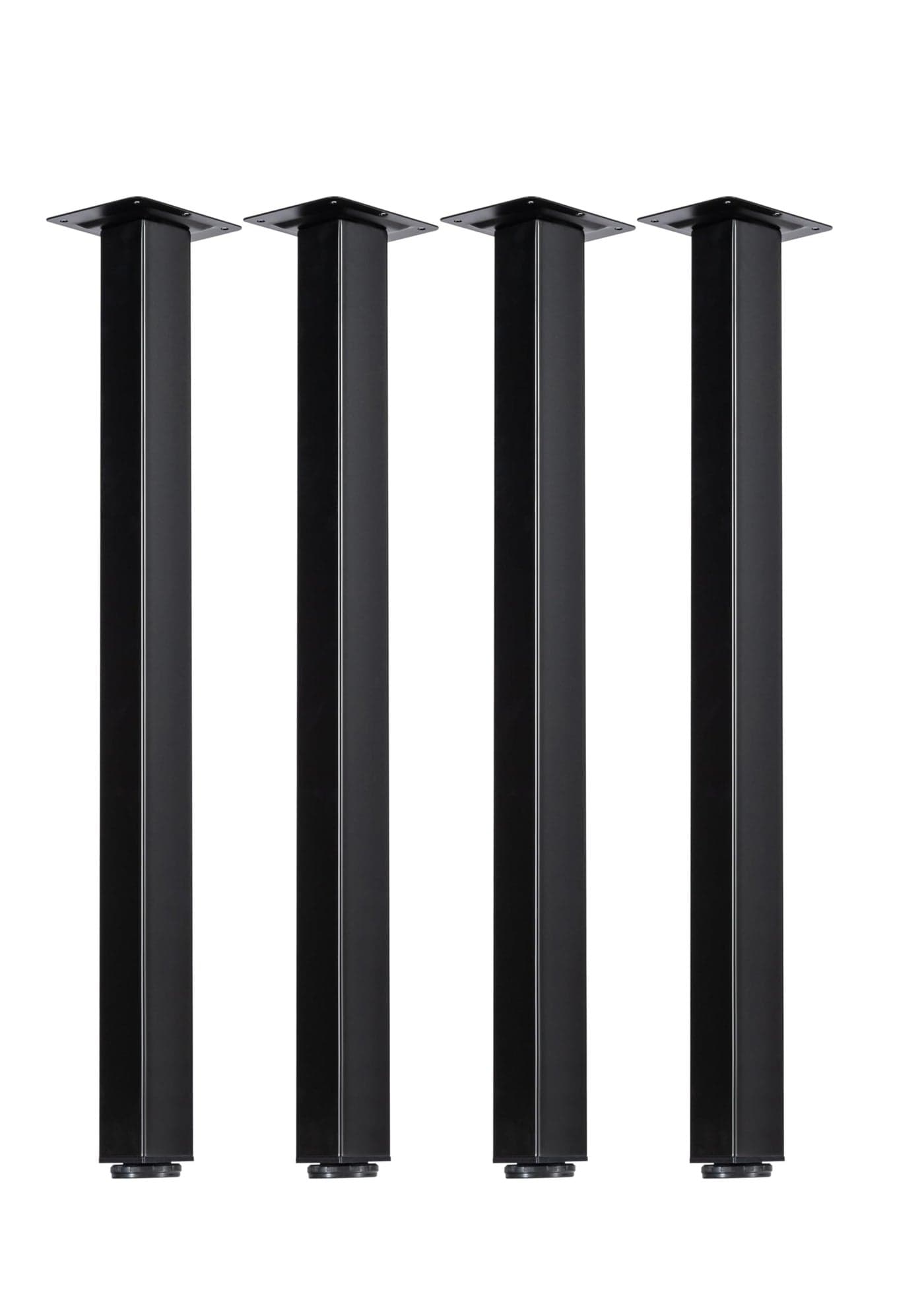 LCSDLHLSY Table Legs 28 inch Adjustable Metal Furniture LegsDIY Computer Desks Legs Coffee Desks Dining Table with Floor Protectors