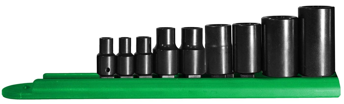 Mayhew Tools 16027 Inverted Torx Plus Socket Bit Set 9Piece Black Oxide Finish polished chrome