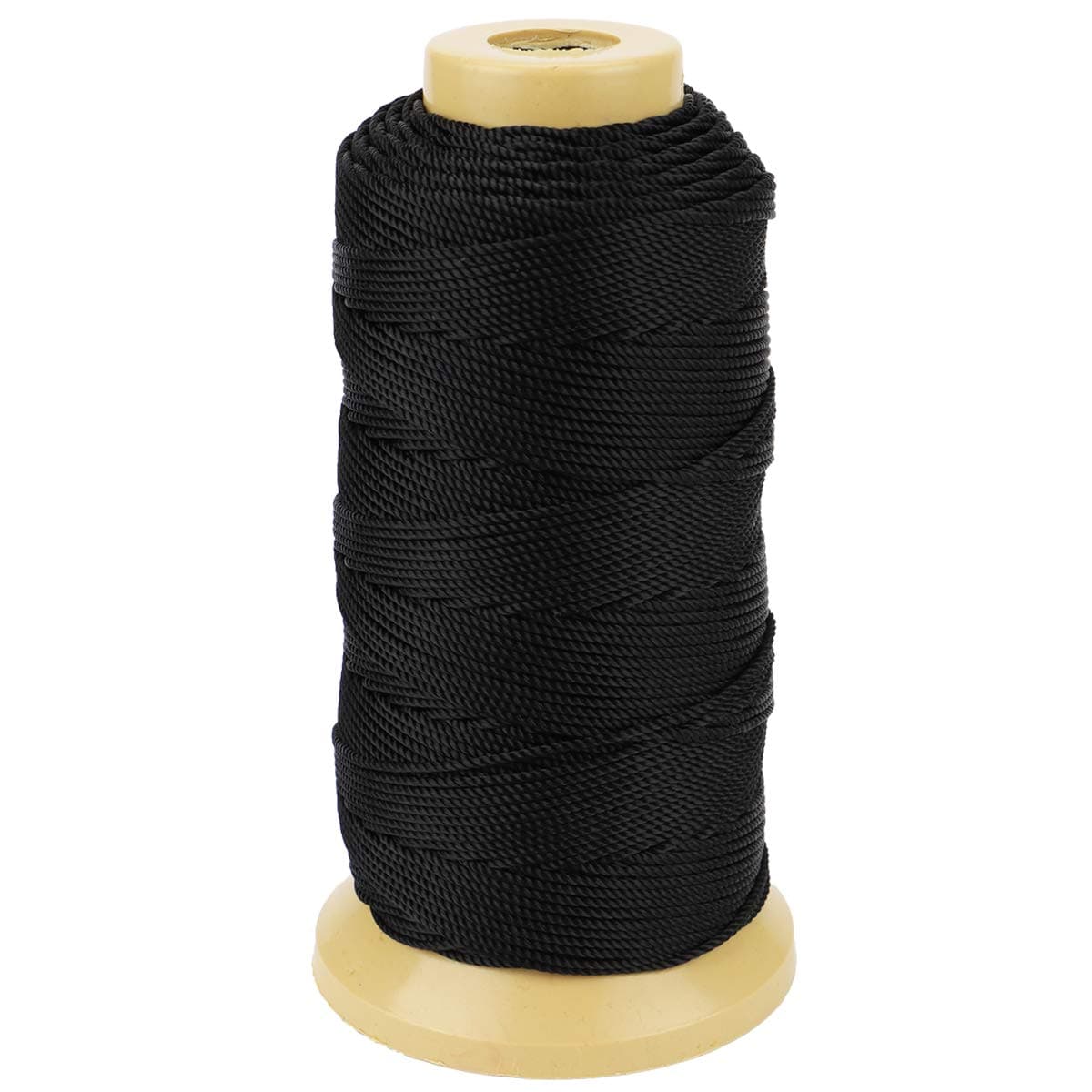328 Feet Twisted Nylon Line Twine String Cord for Gardening Marking DIY Projects Crafting Masonry Black 15mm328 feet