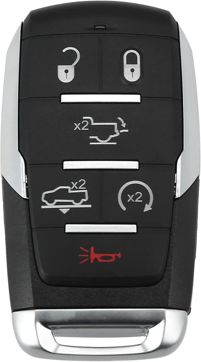 X AUTOHAUX Replacement Keyless Entry Remote Car Key Fob OHT-4882056 for Ram Pickup 1500 2019-2020