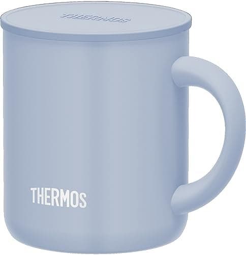THERMOS JDG-282C ASB Stainless Steel Vacuum Insulated Mug, 9.5 fl oz (280 ml), Ash Blue
