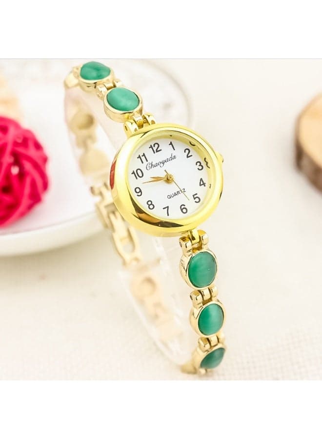 Luxury Crystal Simple Women's Bracelet Watch New Light Collection