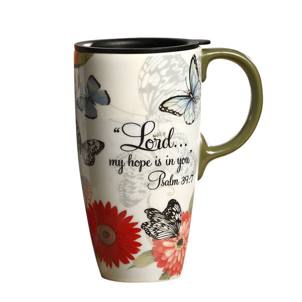 Topadorn 17 OZ Ceramic Coffee Mug Travel Cup with Handle Sealed Lid and Color Box
