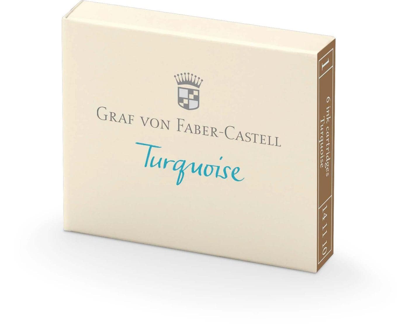 Faber-Castell Graf von 6 ink cartridges Turquoise 141110