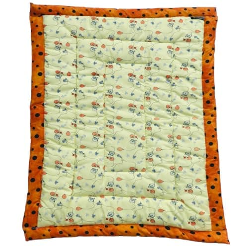 RURIBOSY ||Bedding Mattress for Cotton, Baby Sleeping Bed Set Godari Baby Cradle Bed |Sleeping Mat |Multi Purpose Cushioned Bed | Made with Pure Cotton | Age(0-1.5yr)-All (Style:-6)