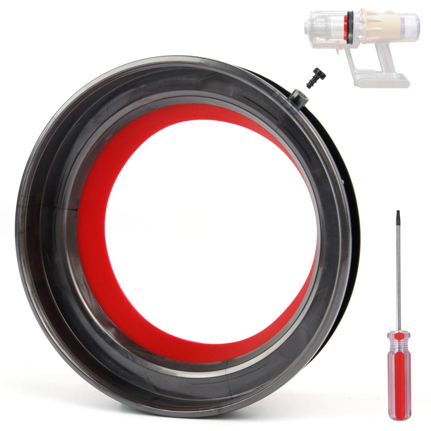Dust Bin Fixed Sealing Ring Compatible with Dyson V12 SV18 SV20 Detect SlimDigital Slim Vacuum Cleaner Canister Replacement Parts Compatible with Dyson Bin Part No 96527201