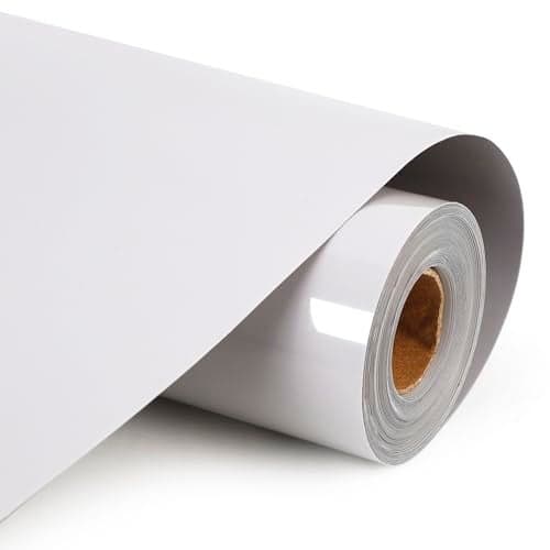 HTVVETUR HTV Vinyl Rolls Heat Transfer Vinyl 12 x 9ft Gray HTV Vinyl for Shirts Iron on Vinyl for Cameo Easy to Cut Weed for Heat Vinyl Design 16 K12 Grey9ft
