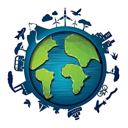 5 Ace Earth Day Template sticker poster|save environment|NO plastic|save earth|size:12x18 inch|multicolor