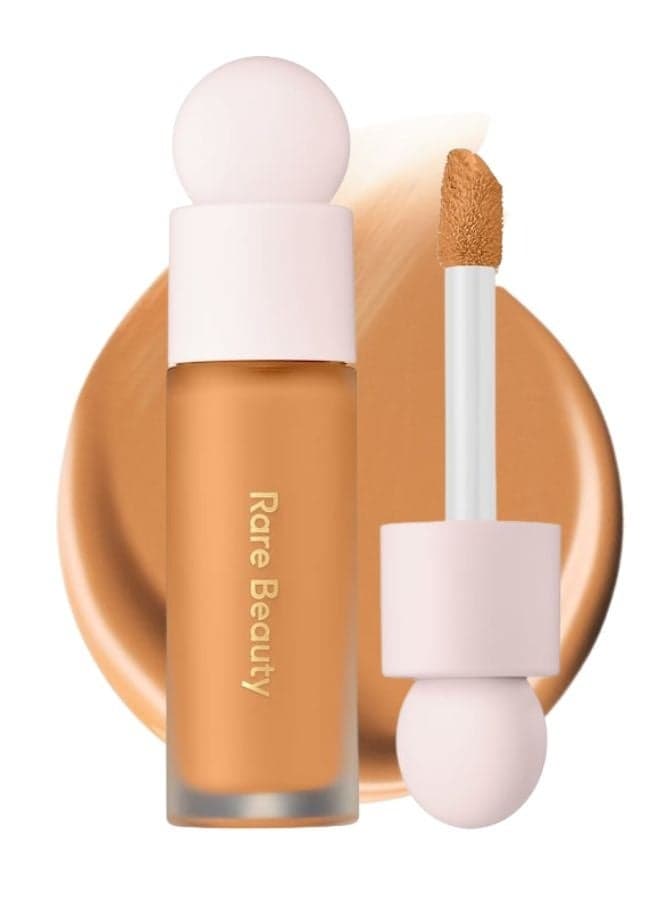 Rare Beauty Liquid Touch Brightening Concealer 370N - Medium Tan with Neutral Golden Undertones Lightweight, Hydrating, and Buildable Coverage Concealer for a Radiant Finish (7.5ml)
