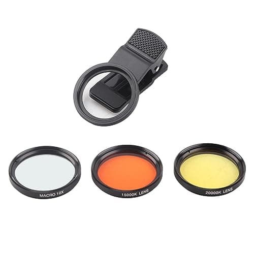 Zerodis Fish Photography Lens, Smartphone Camera Lens Filter Accessories with Macro for Reef Aquarium Photography