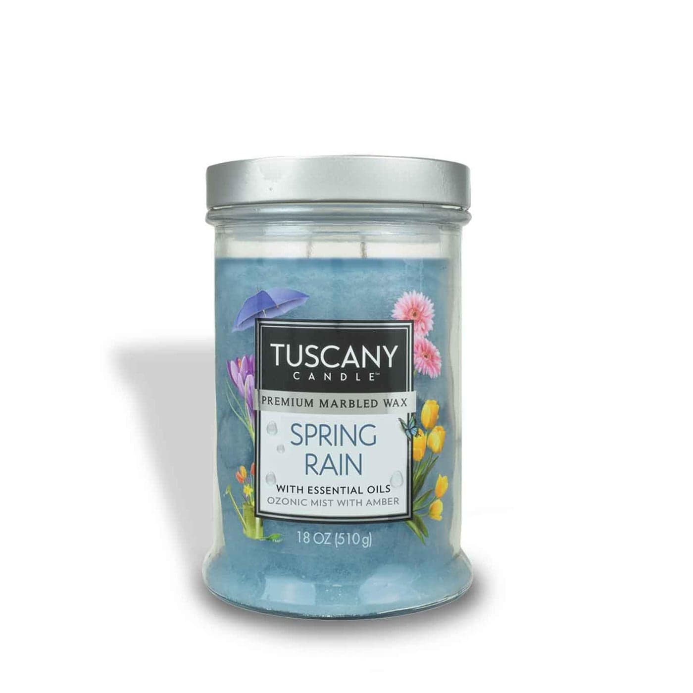 Tuscany Candle Spring Rain LongLasting Scented Jar Candle 18 oz