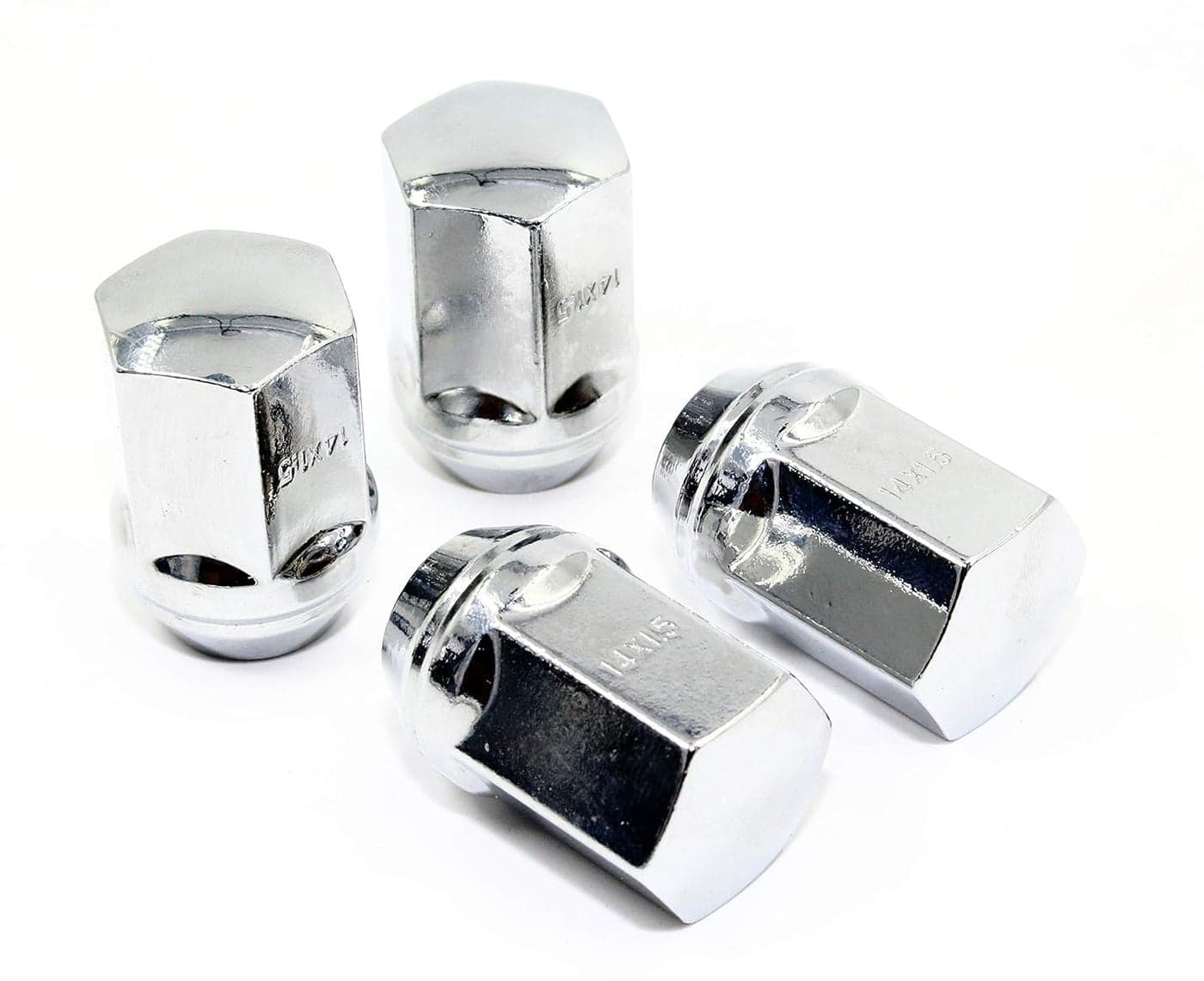 Veritek Performance Set of 20 Chrome 14x1.5mm Duplex Acorn Lug Nuts for Factory Wheels