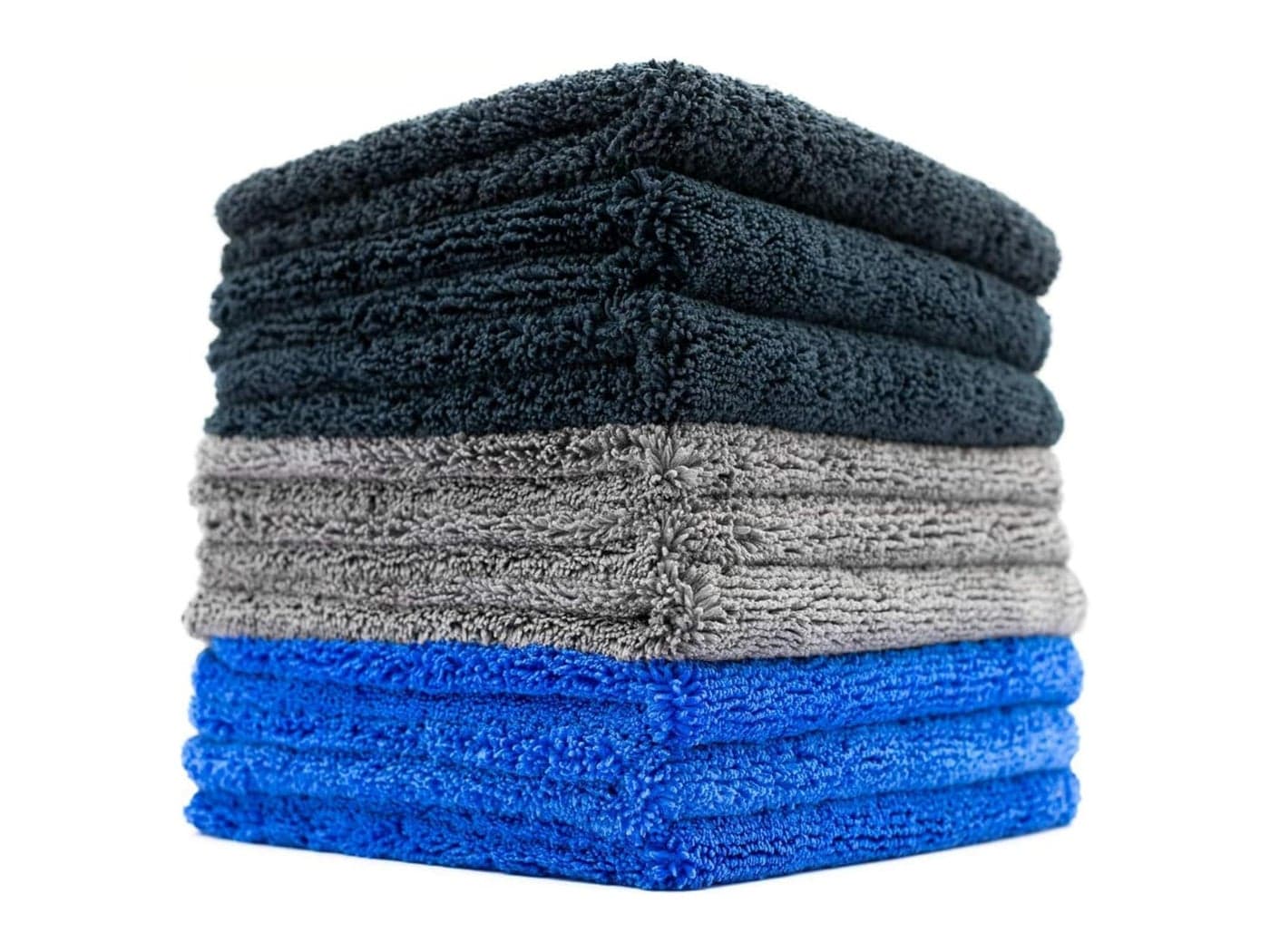 The Rag Company - Drying Towels for Car Detailing - Premium Microfiber Cloth Perfect for a Streak-Free Finish - Spectrum 420 Dark Pack - 420 GSM, 16" x 16" (9-Pack)