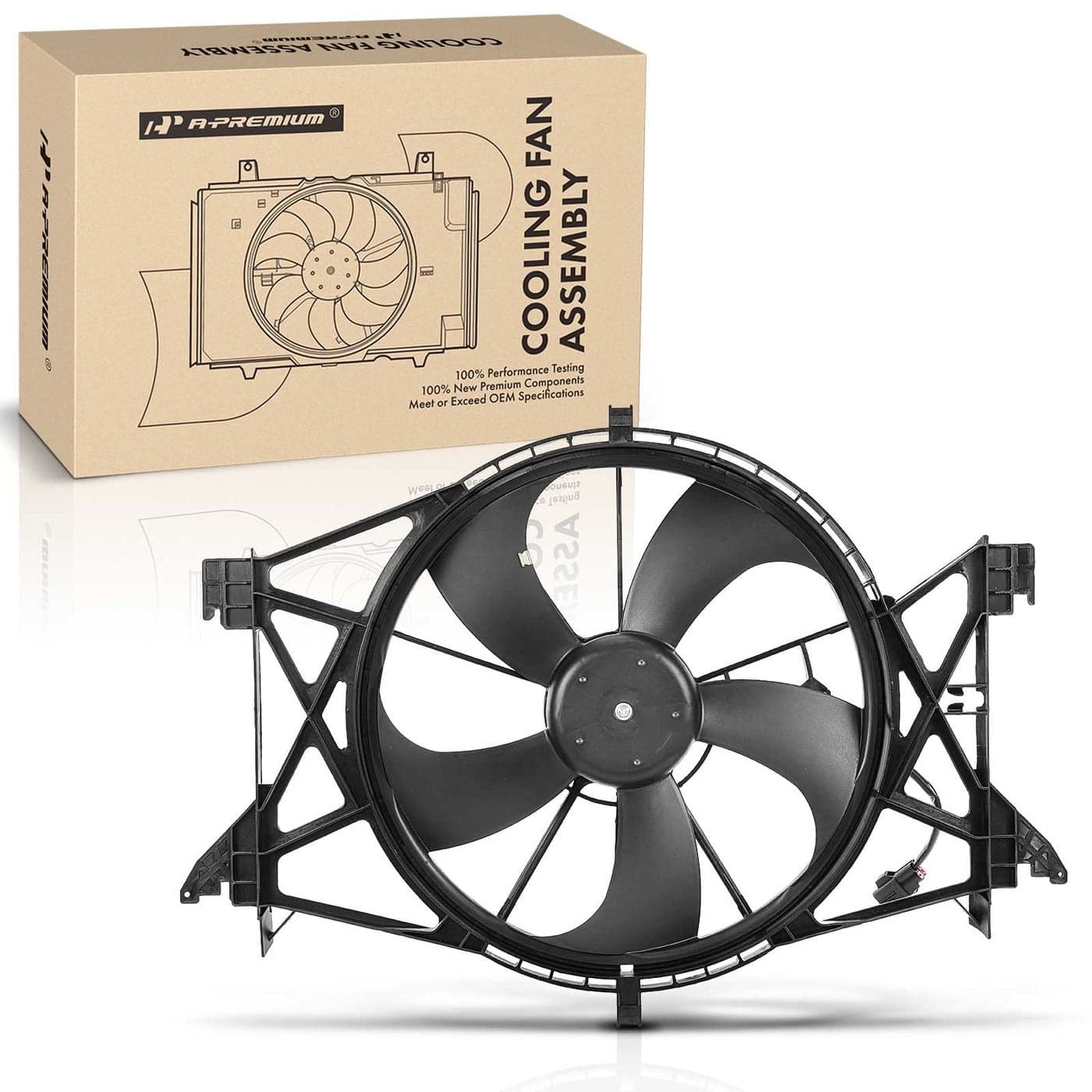 APremium Engine Radiator Cooling Fan Assembly Compatible with Select Dodge Ram Models Ram 1500 20092010 Ram 2500 2010 1500 20112018 1500 Classic 20192021 2500 20112018 3500 4500 5500