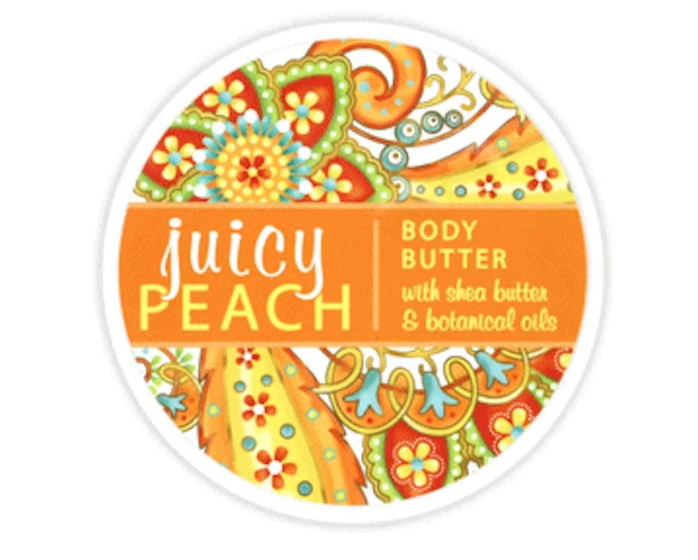 Greenwich Bay 8 oz Botanical Body Butter Juicy Peach
