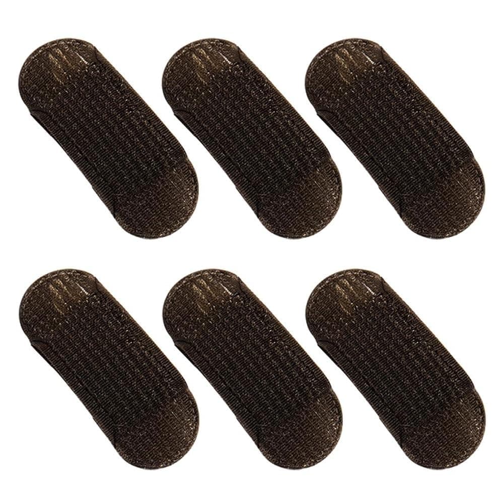 ZhangyiHot 6 Pcs Brown Sponge Volume Hair Bases Volume Inserts Hair Clip Fluffy Hair Cushion Bump It up Hair Piece Hair Styling Pad for Women Girls Clips and BarrettesZS239 Black