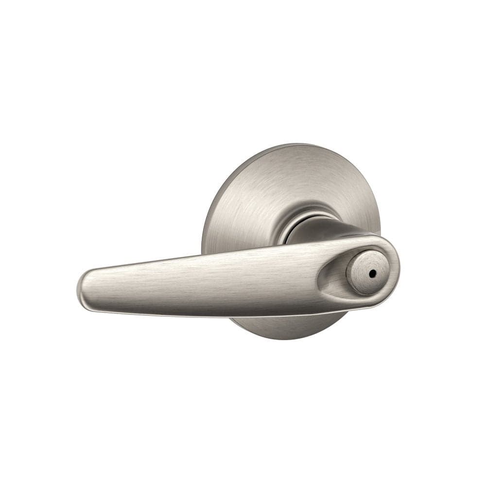 SCHLAGE F40JAZ619 Jazz Privacy Lever Satin Nickel