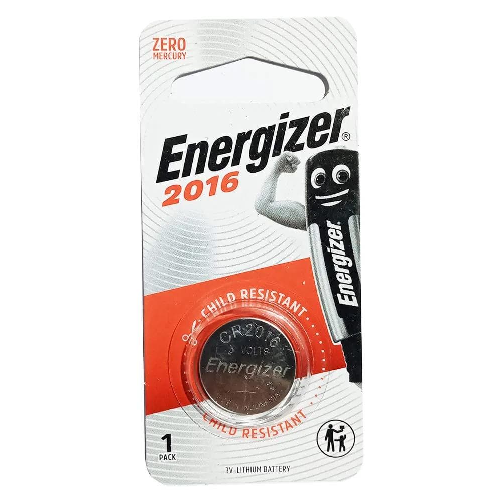 Energizer CR2016 3V Lithium Coin Batteries With Zero Mercury- 1pc