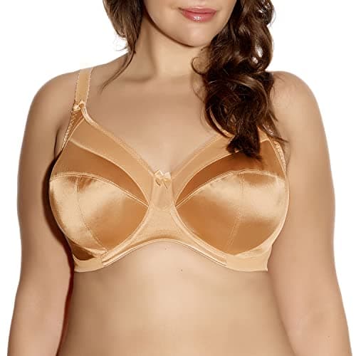 GODDESS Women's Plus Size Keira Underwire Banded Bra, Nude, 34M