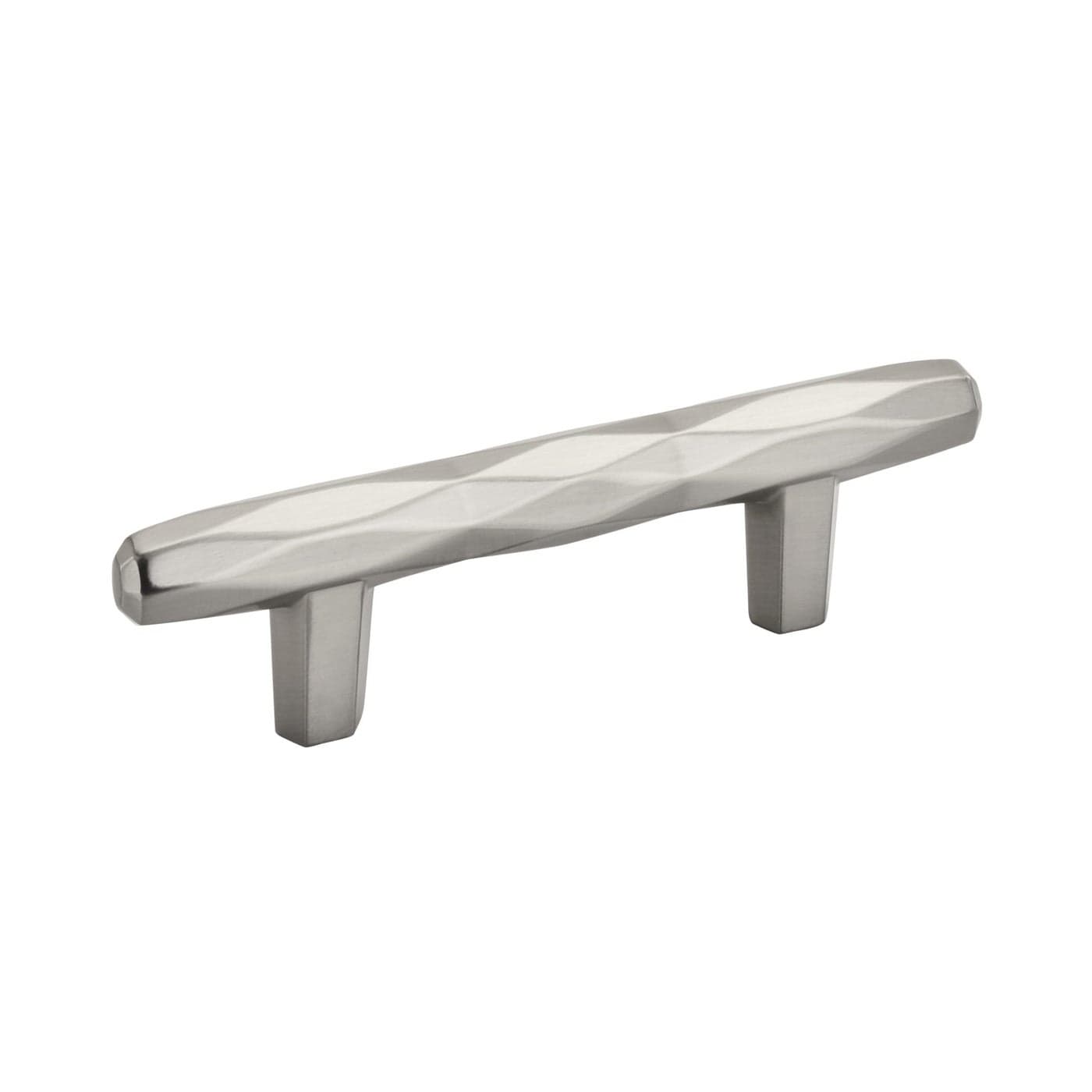 Amerock Cabinet Pull Satin Nickel 3 inch 76 mm Center to Center St Vincent 1 Pack Drawer Pull Drawer Handle Cabinet Hardware