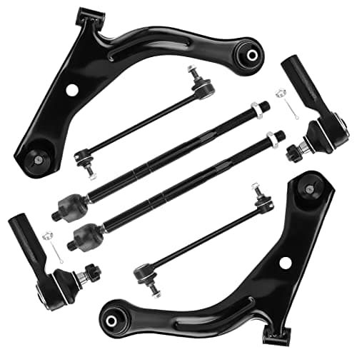 Front Lower Control Arm Suspension Kit Fit for 2005-2009 Ford Escape Mazda Tribute Mercury Mariner with Ball Joint Tie Rods K80400 K80399-8 pcs