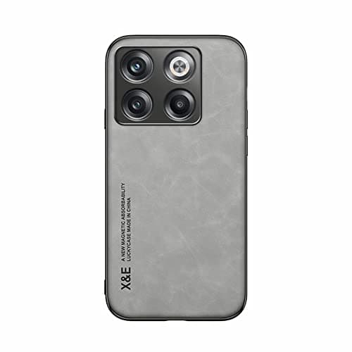 Kepuch Silklike Case for Oneplus 10TAce Pro Cover Bumper Builtin Metal Plate for Oneplus 10TAce Pro Gray