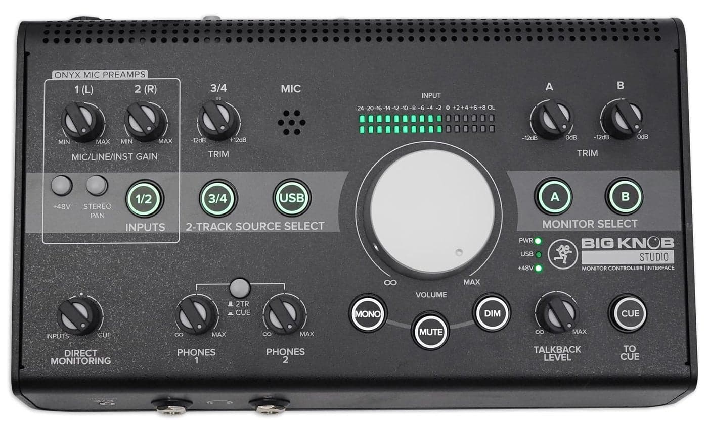 Mackie BIG KNOB STUDIO Monitor Controller Interface