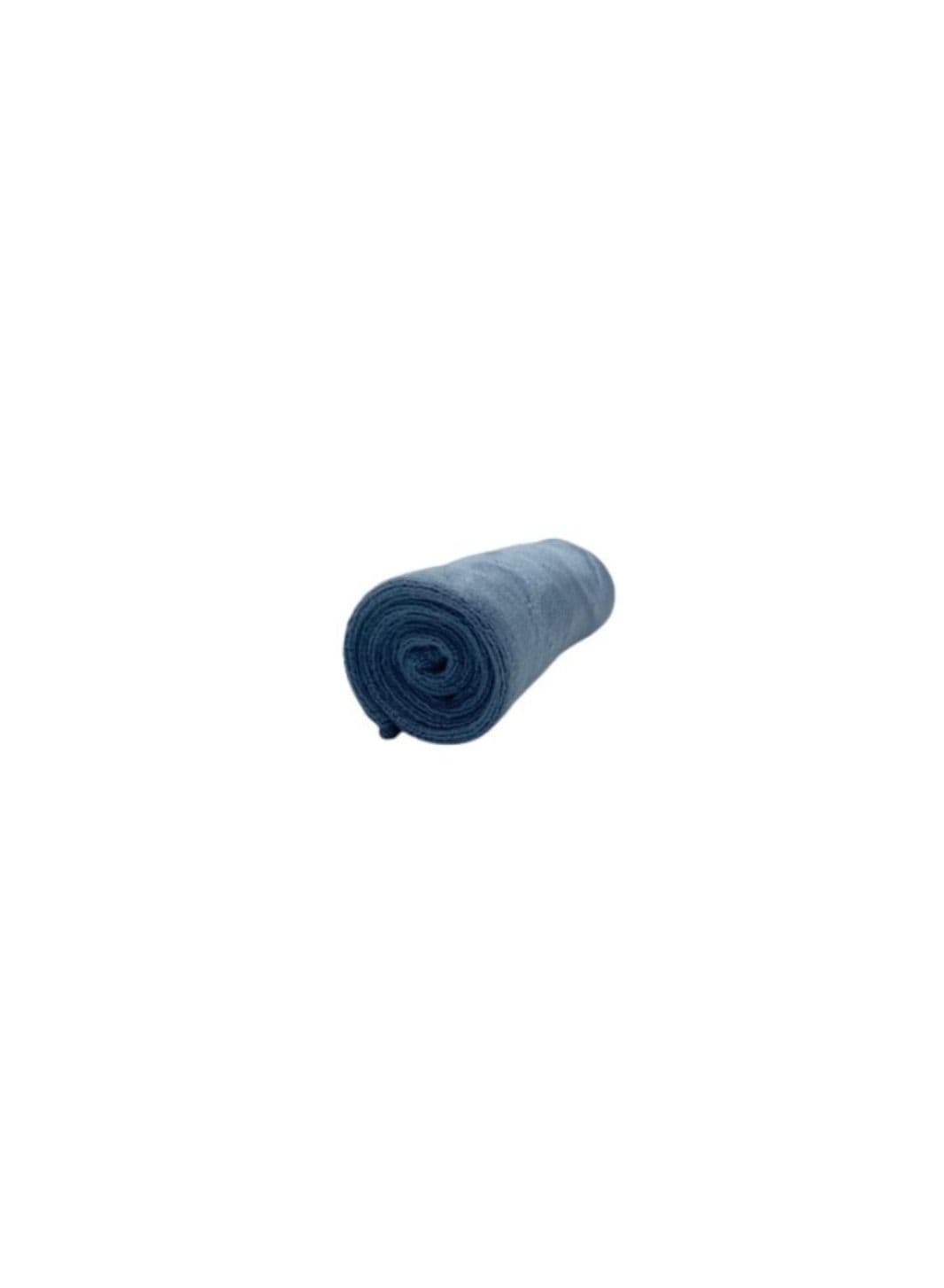 Spring (Blue) Microfiber Gym Towel (50 x 100 Cm-Set of 1 Pc) Highly absorbent and Quick Dry Bath linen-450 Gsm
