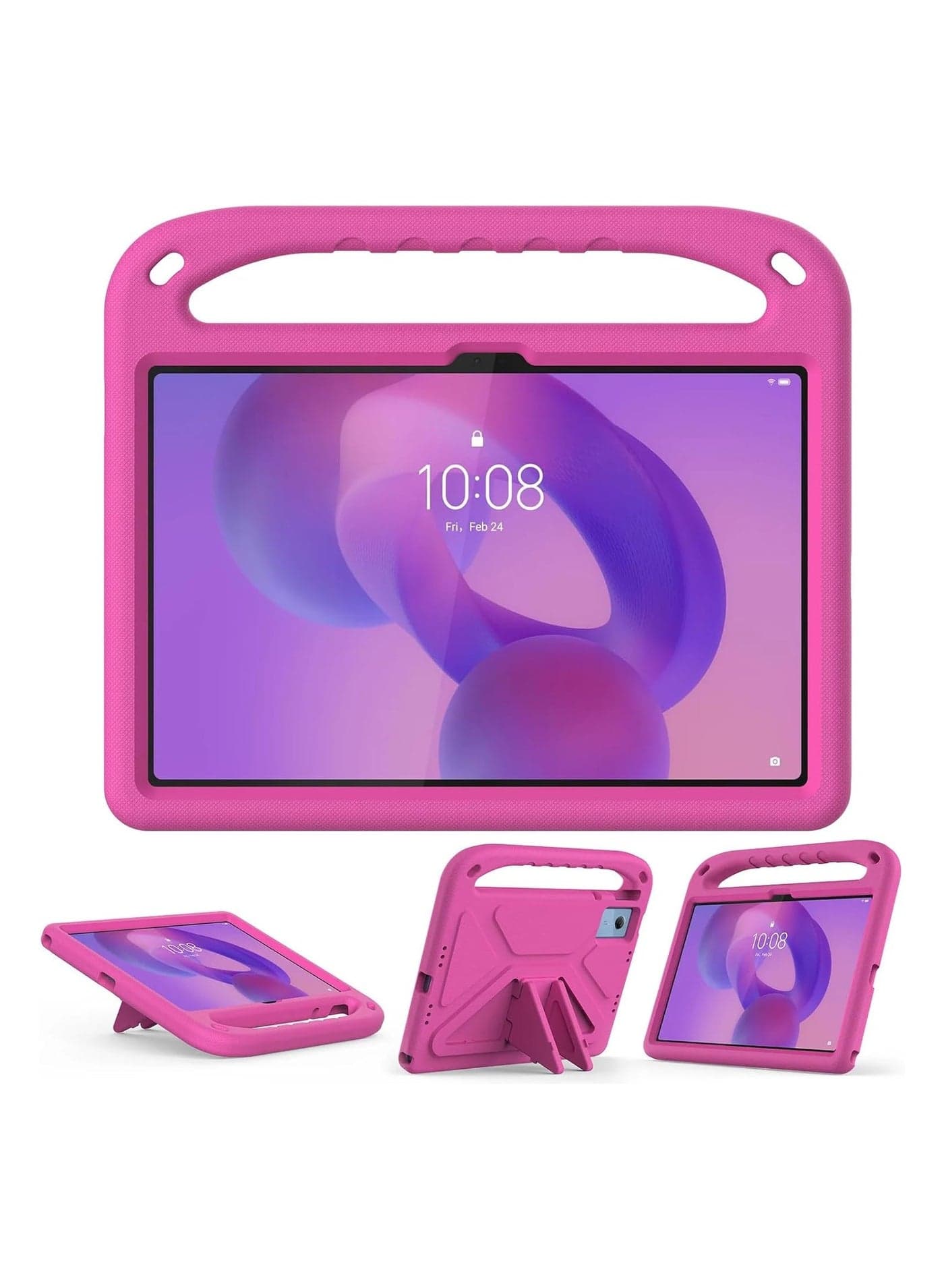Child-Friendly Protective Case Compatible with Lenovo IdeaTab 11-inch 2025 Tablet Durable and Lightweight with EVA Handle Frame Shock-Absorbing Protective Cover