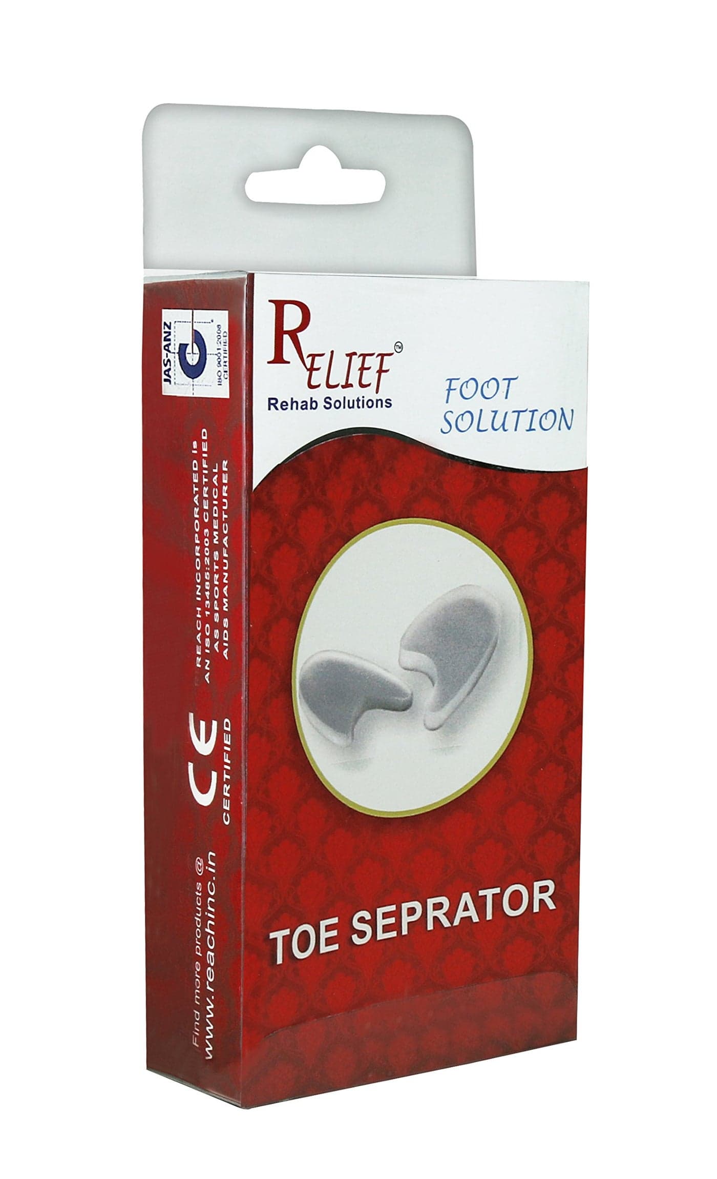 Relief Silicone Toe Seprator - Medium
